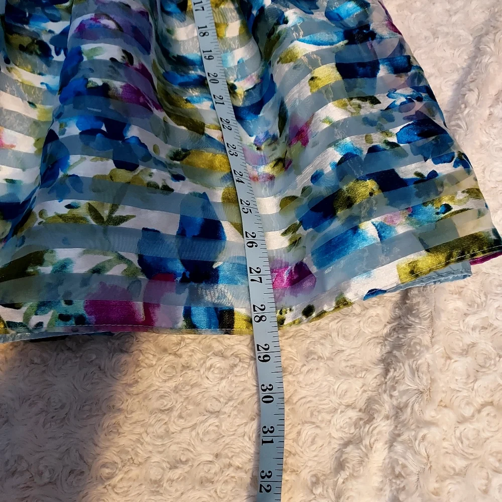 Sorbet Blue Girl's Floral Special Occasion Party dress 6X Coquette Girl Spring